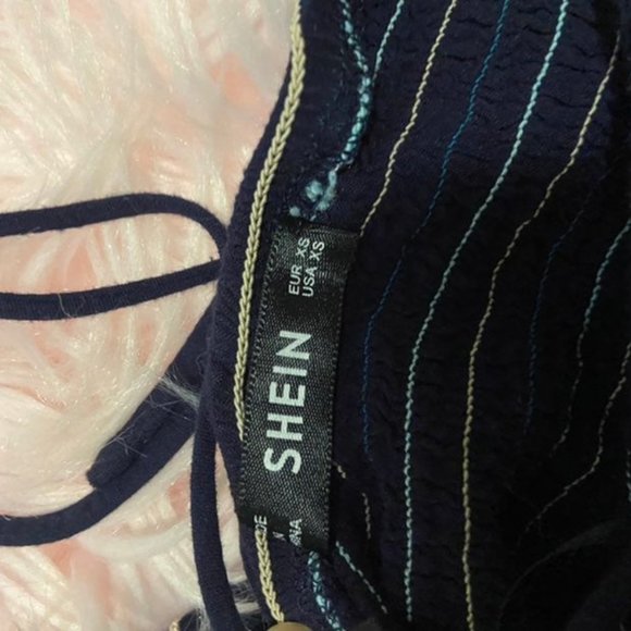 SHEIN Striped Bandeau Summer Dress - Picture 2 of 2